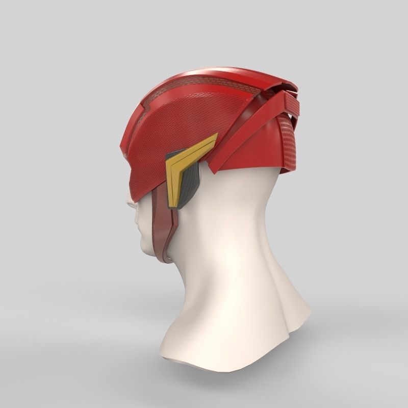 Justice League Flash Helmet 3D print model_3