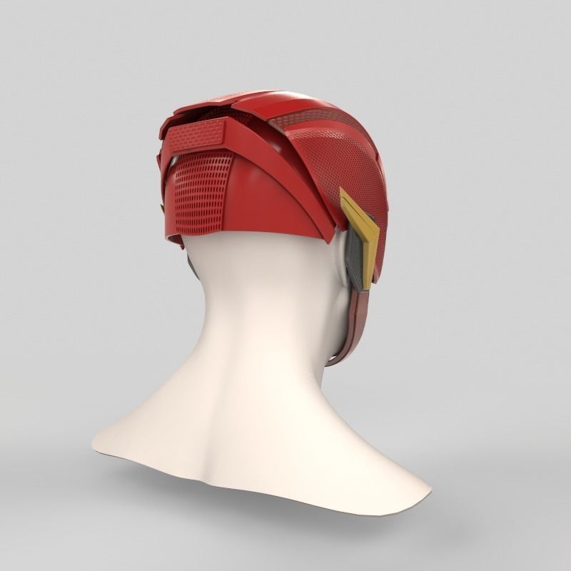 Justice League Flash Helmet 3D print model_5