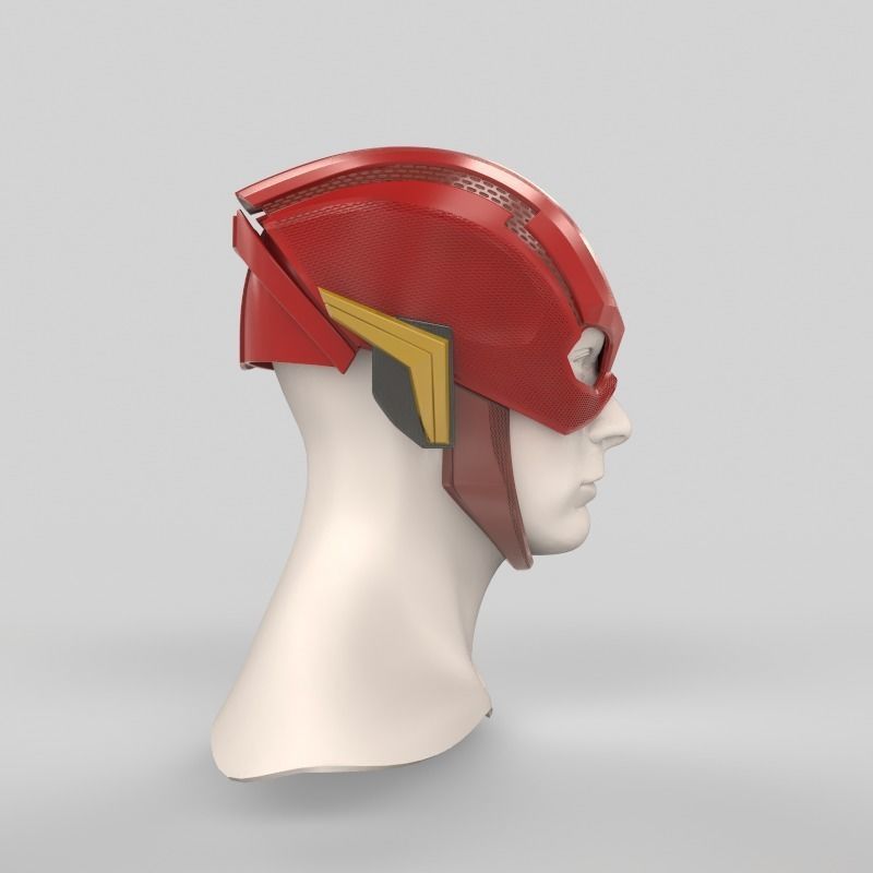Justice League Flash Helmet 3D print model_6