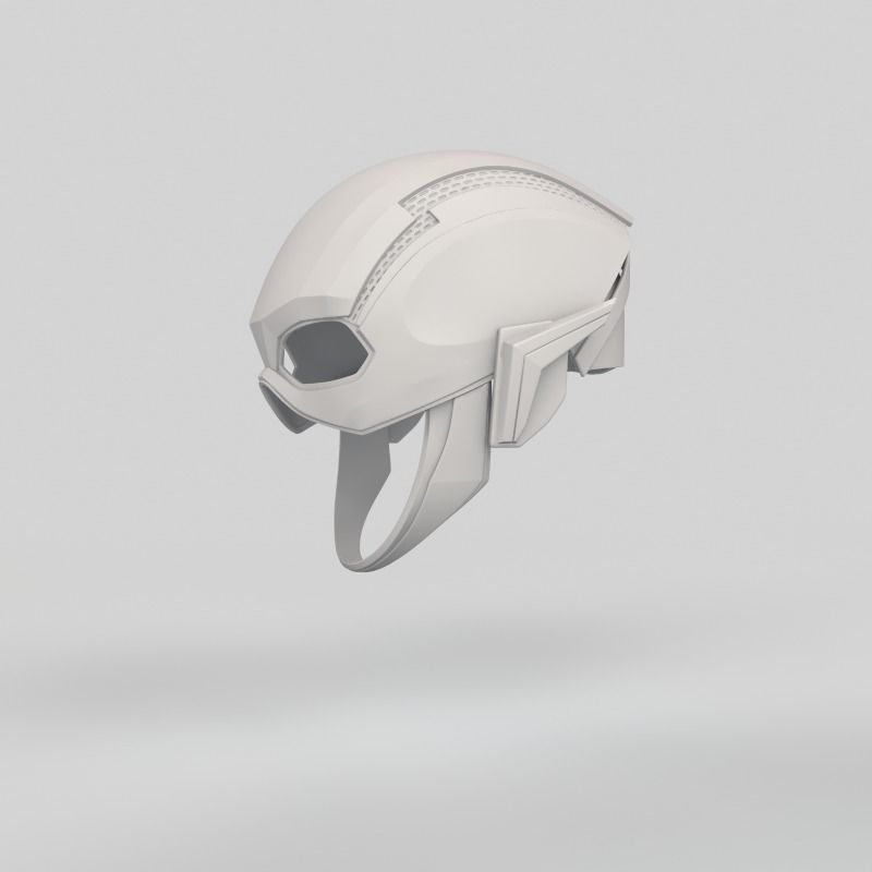 Justice League Flash Helmet 3D print model_16