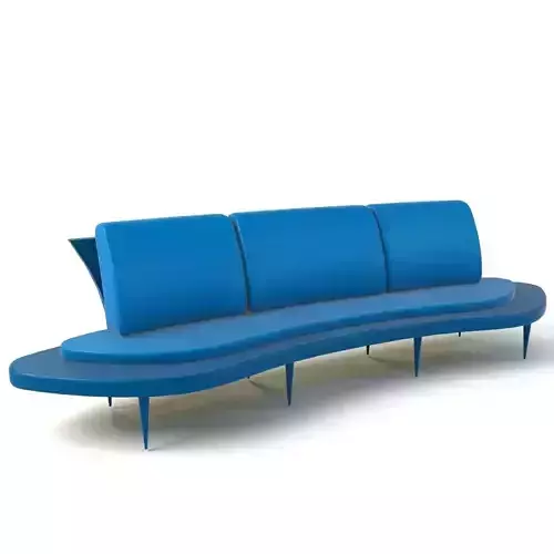 Cartoon Armchair Model 21 3D model