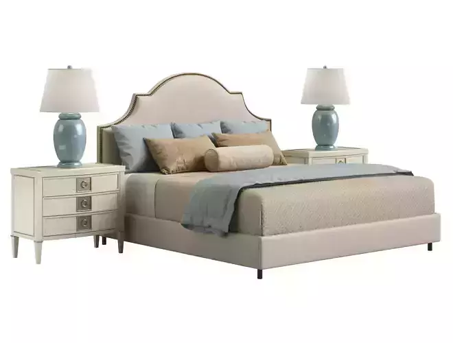 Horchow Cheresse King Bed