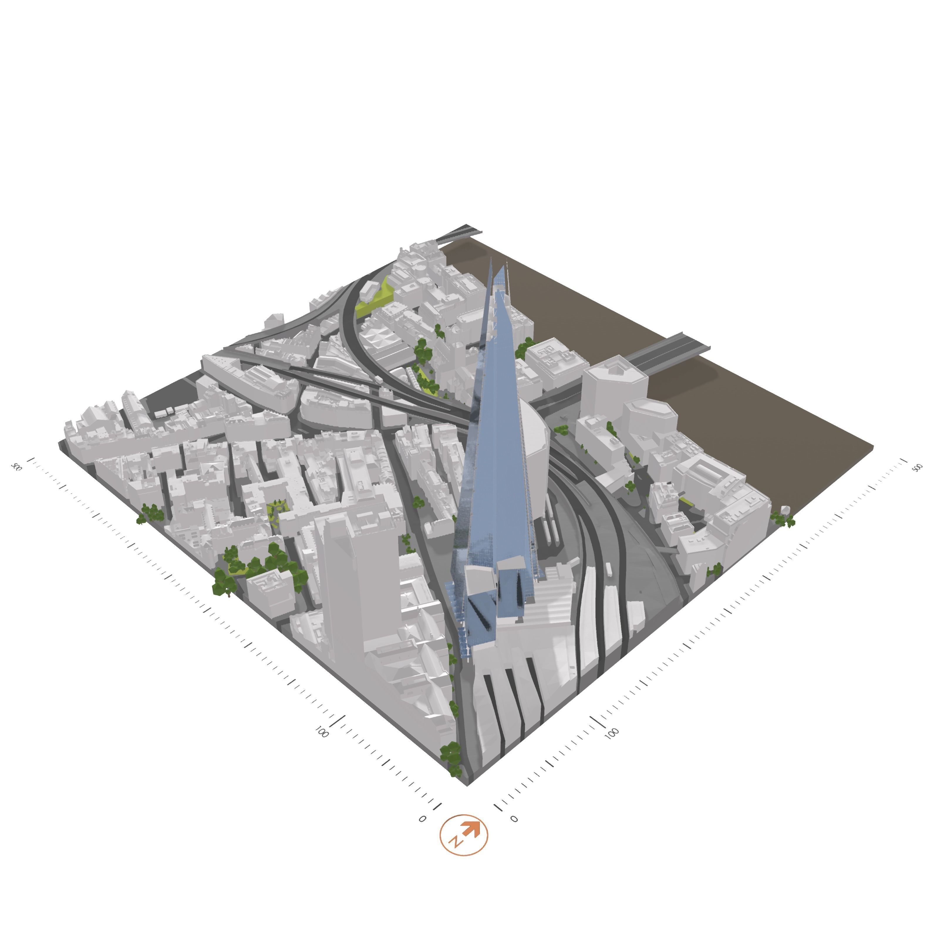 Free 3D Model of London - Sample of AccuCities Level 4 Model Free 3D model_3
