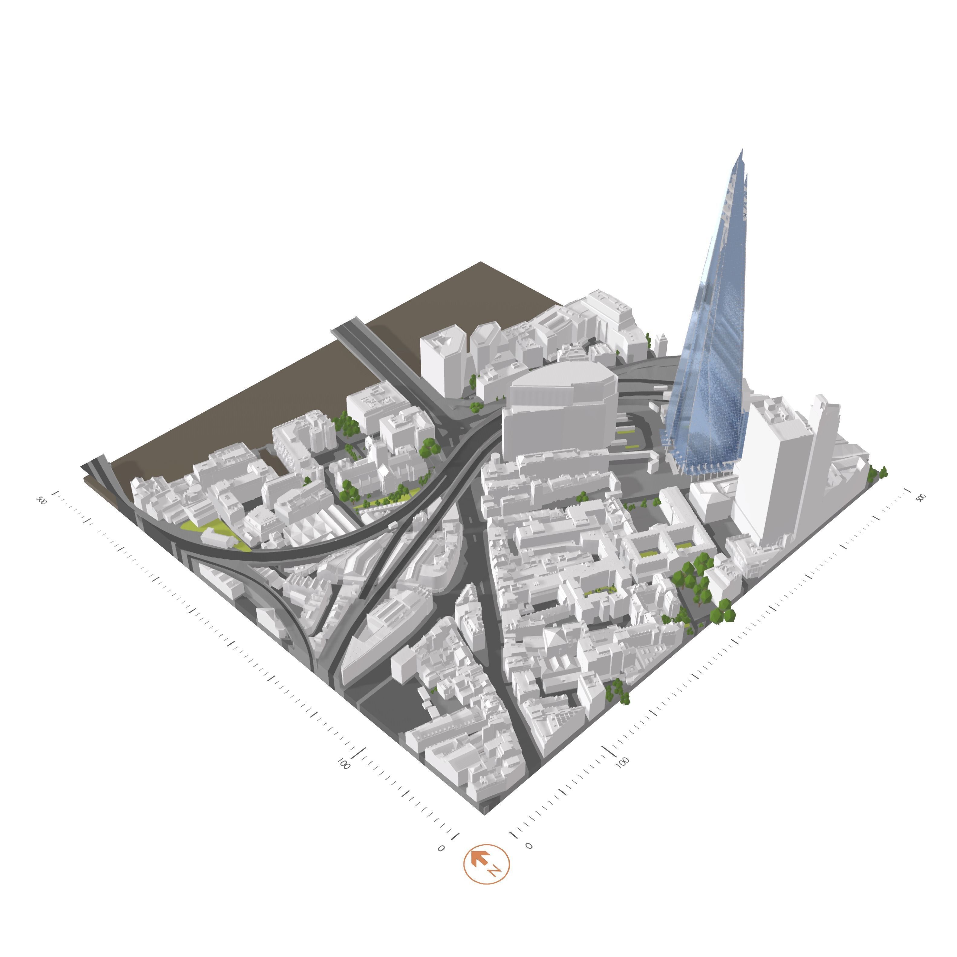 Free 3D Model of London - Sample of AccuCities Level 4 Model Free 3D model_2