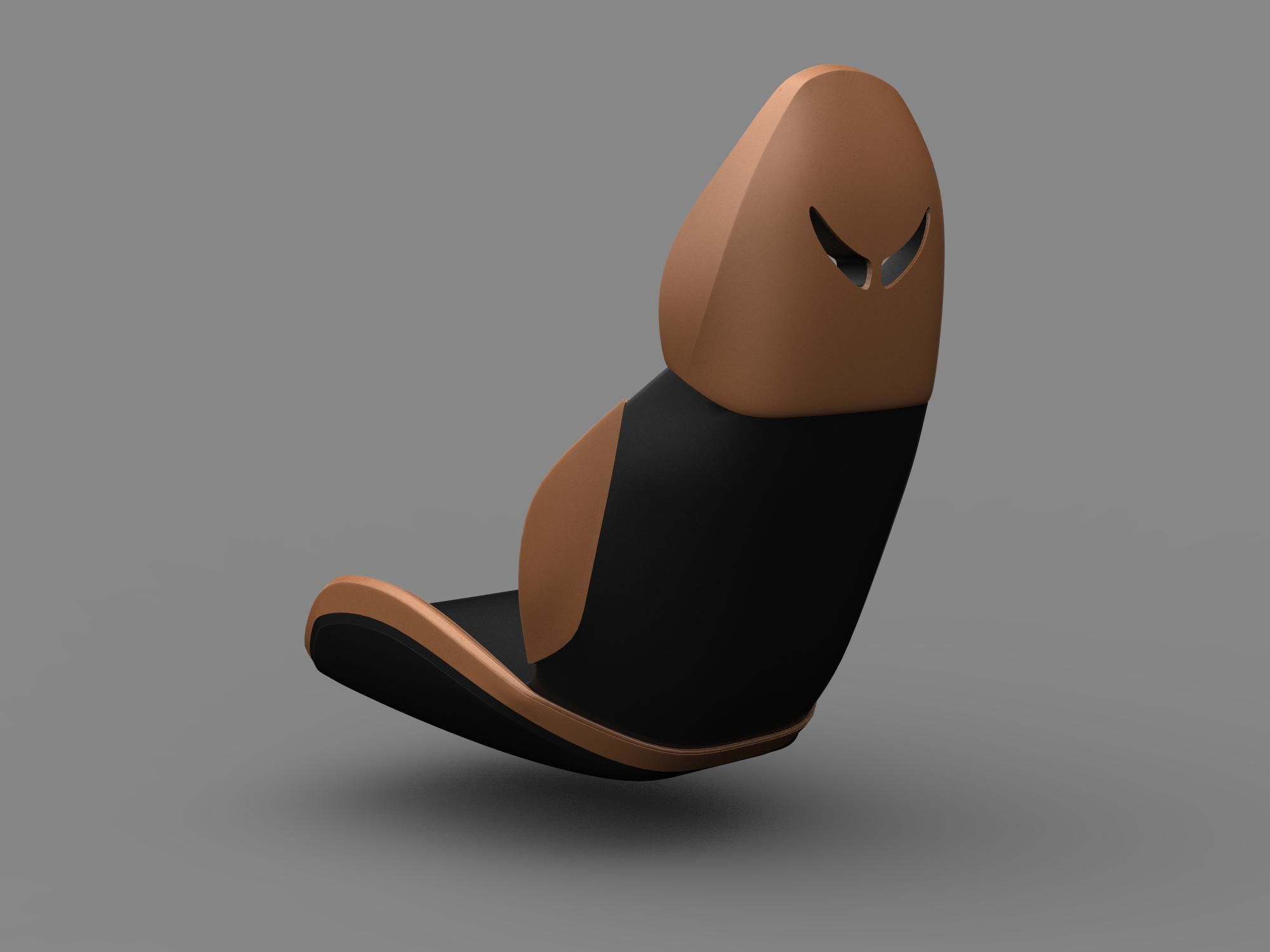 car seat  3D model_1