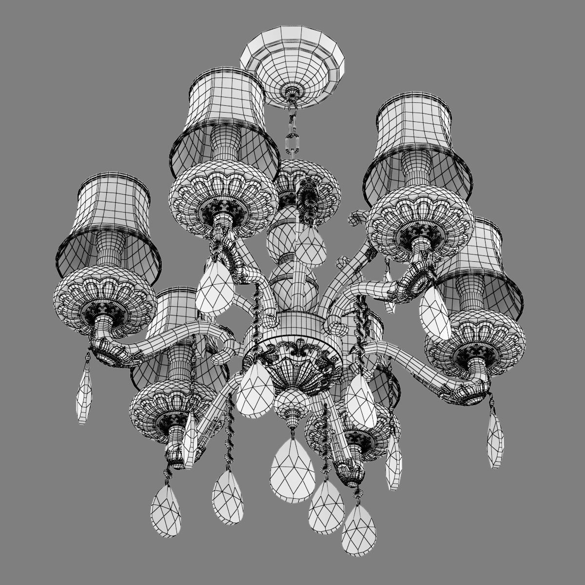 697062 Fastosita Osgona Chandelier 3D model_6