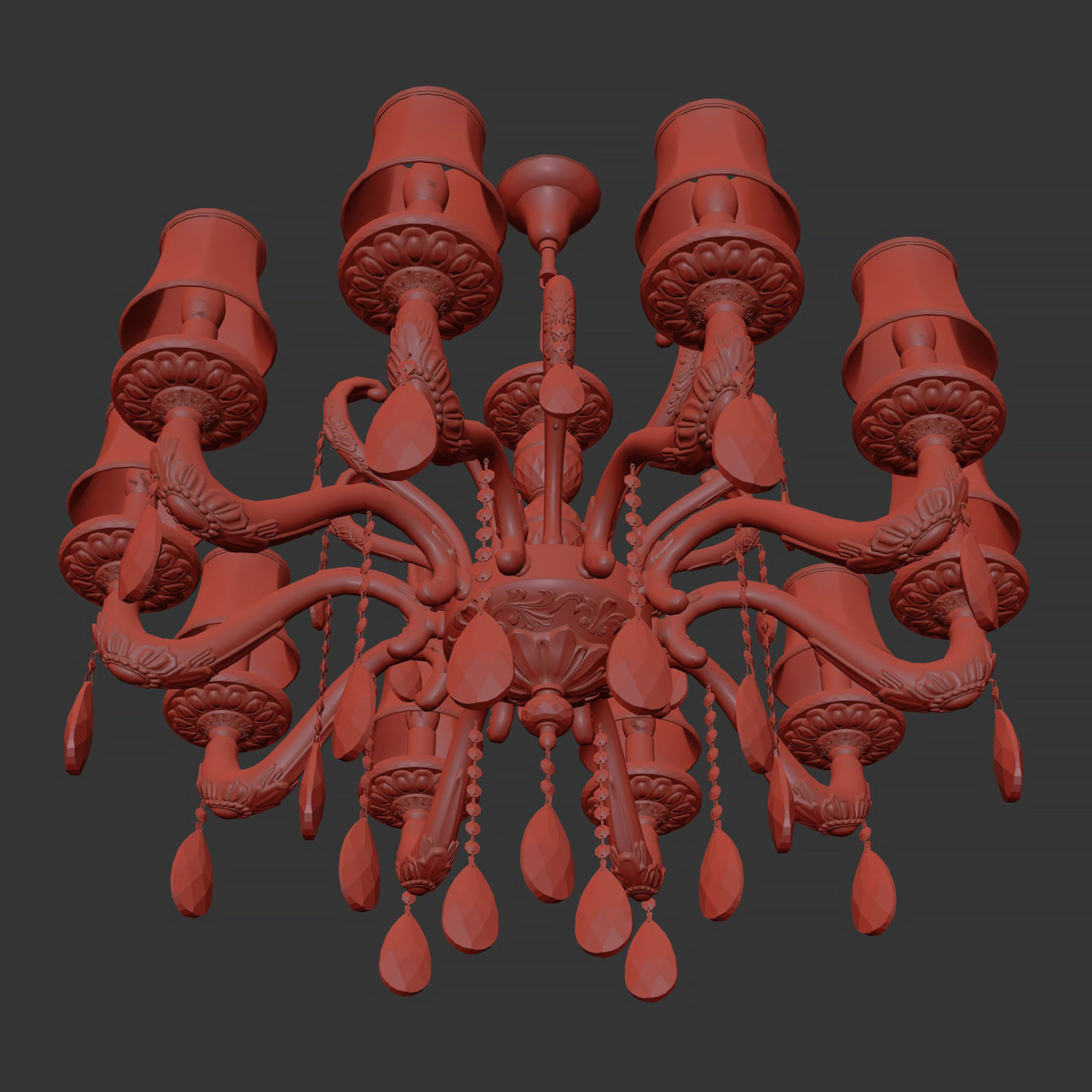 697102 Fastosita Osgona Chandelier 3D model_9