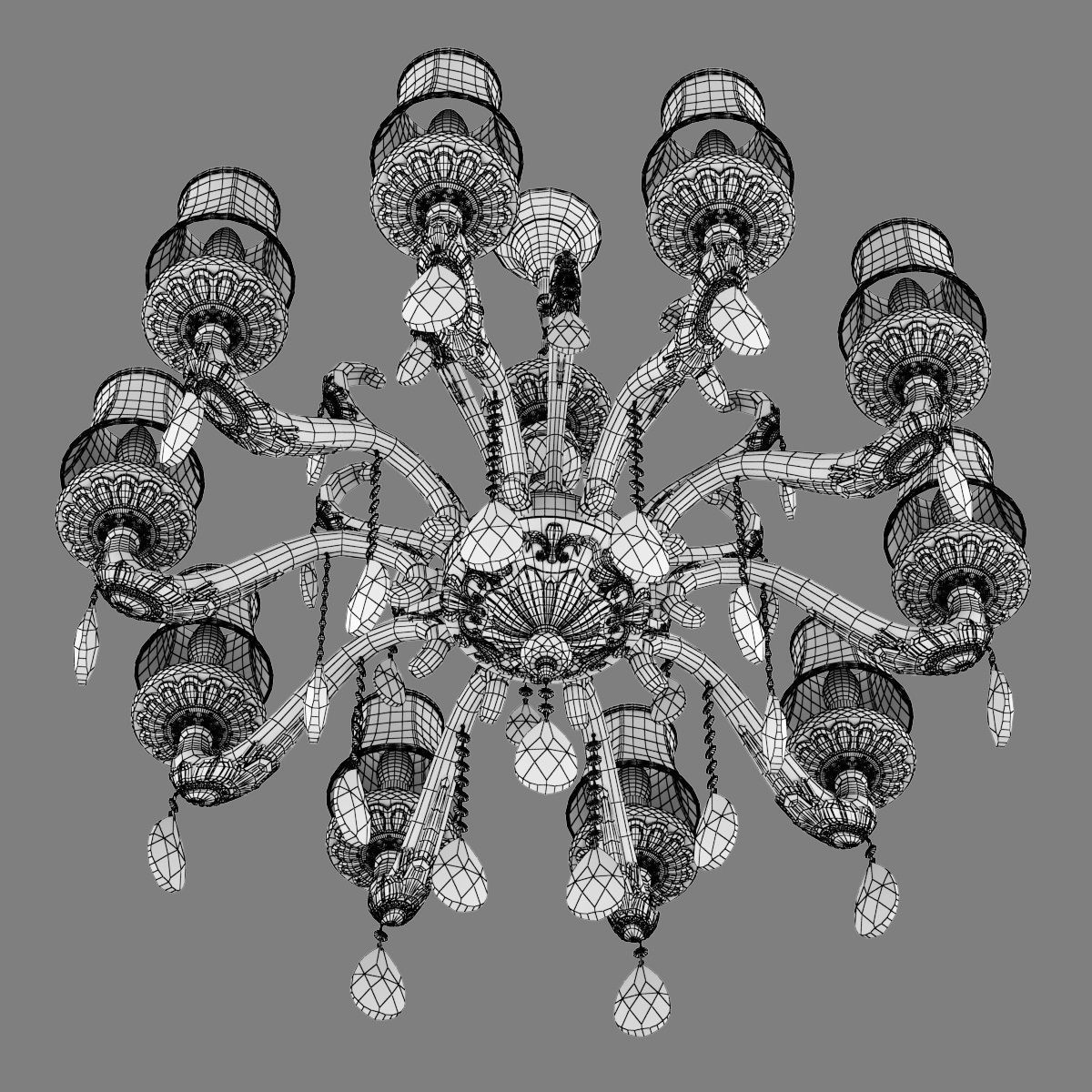 697102 Fastosita Osgona Chandelier 3D model_6