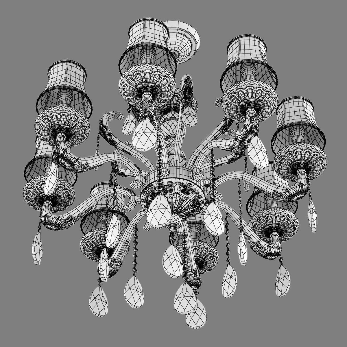 697082 Fastosita Osgona Chandelier 3D model_6