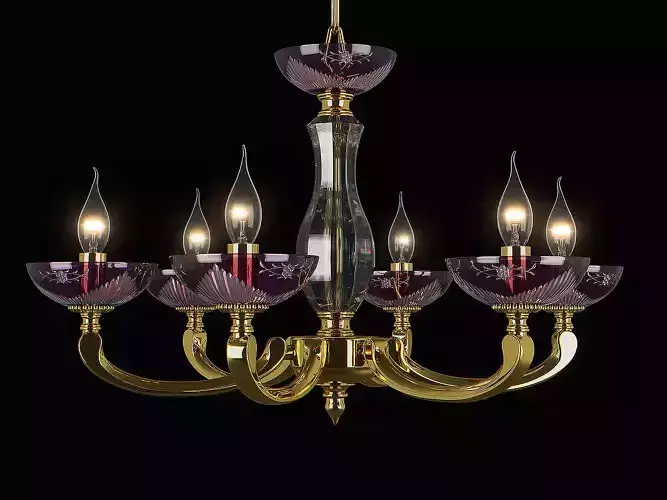 697062 Barcato Osgona Chandelier 3D model