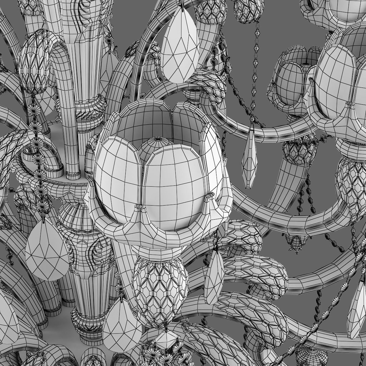 696282 Esserco Osgona Chandelier 3D model_11