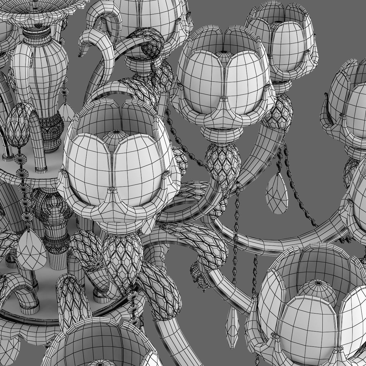 696182 Esserco Osgona Chandelier 3D model_11