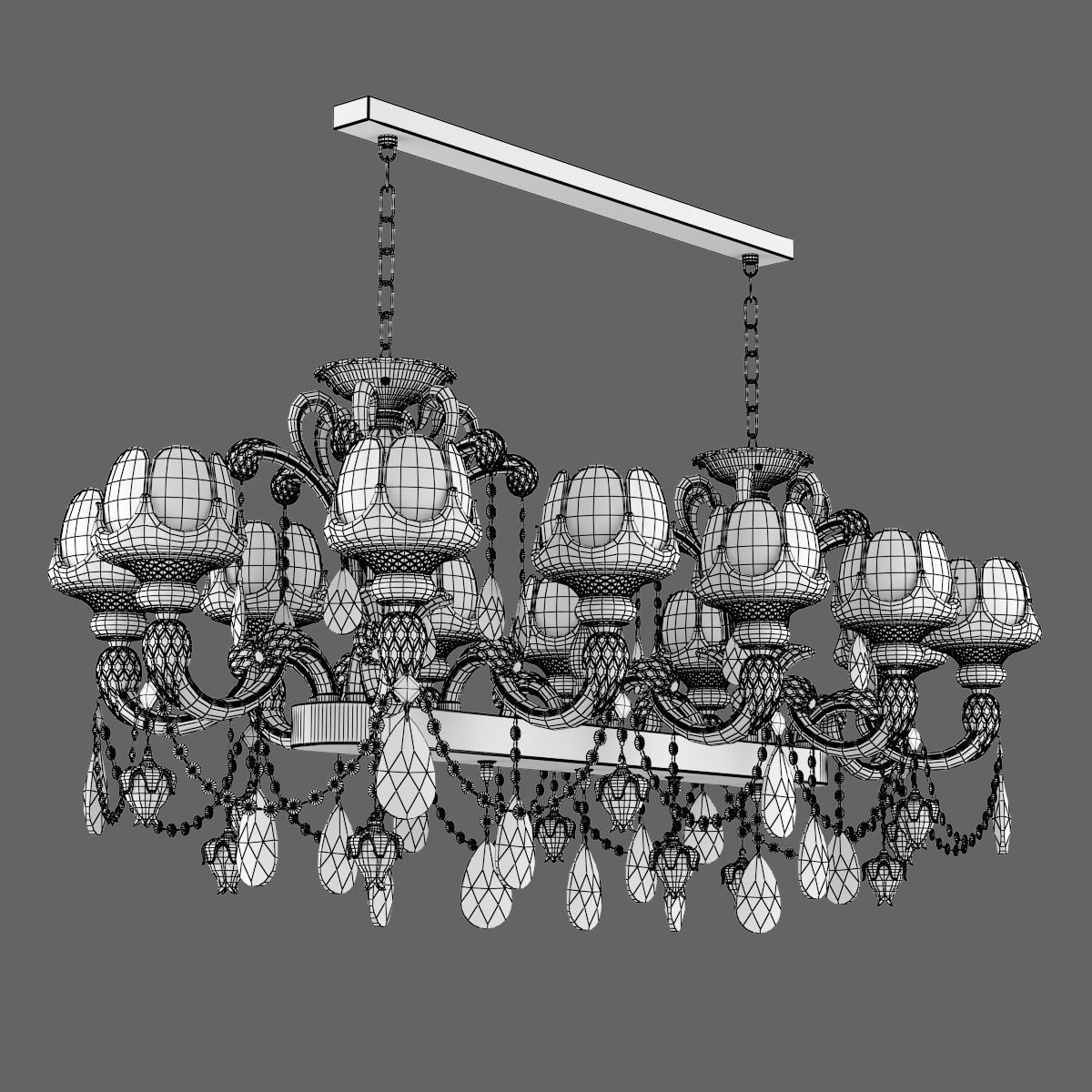 696132 Esserco Osgona Chandelier 3D model_7