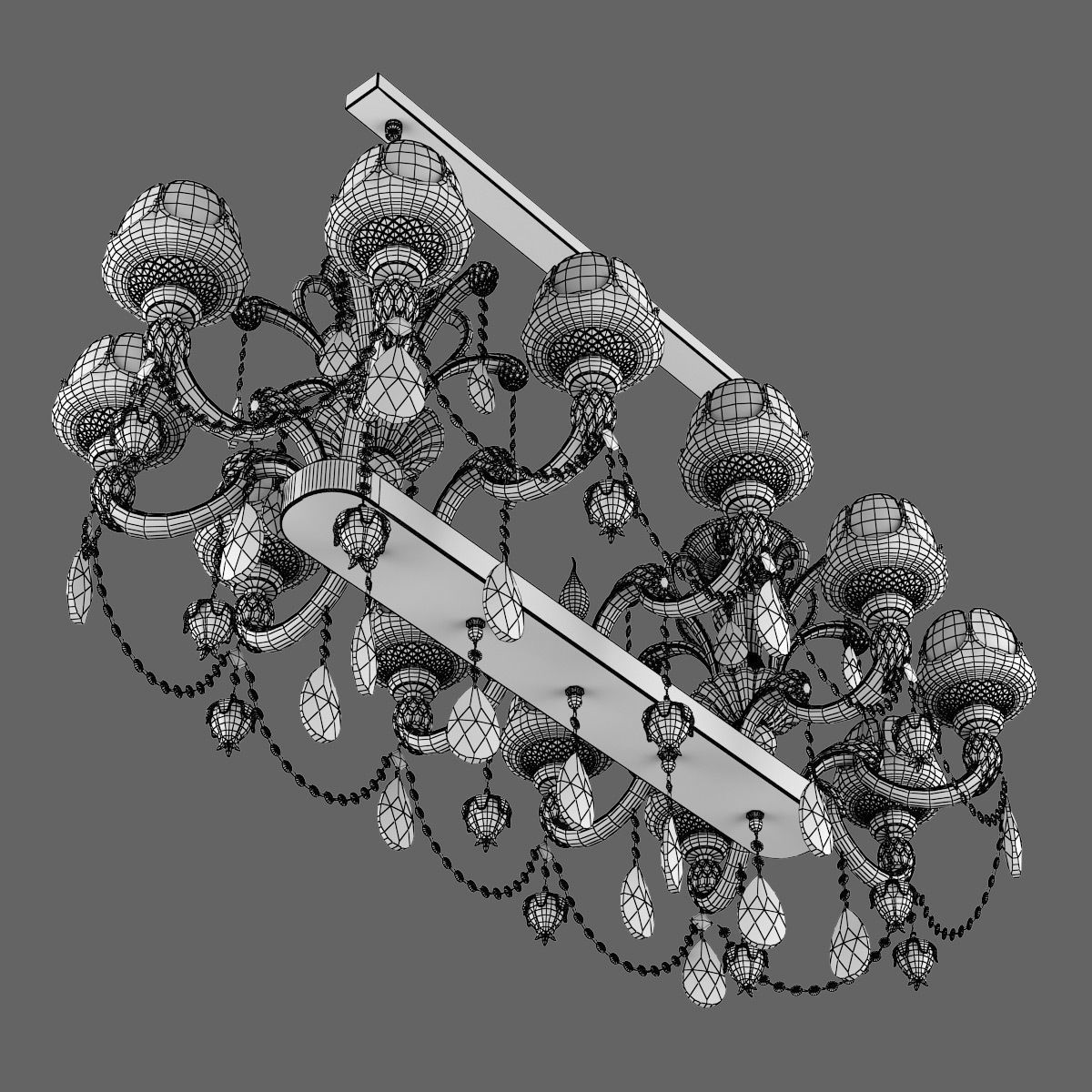 696132 Esserco Osgona Chandelier 3D model_9