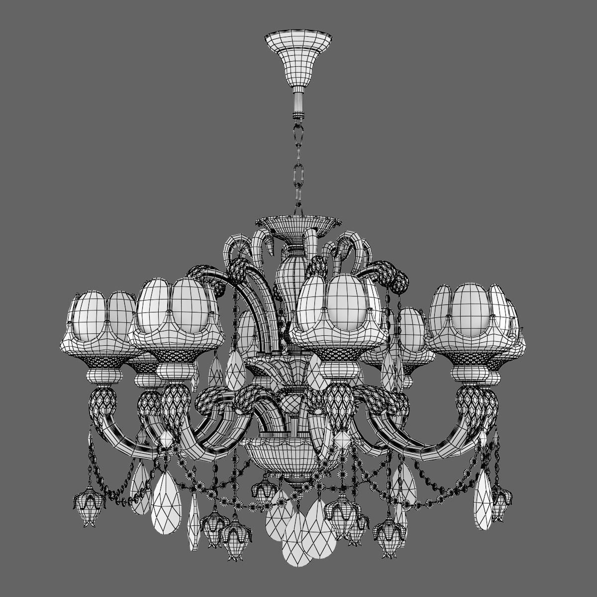 696082 Esserco Osgona Chandelier 3D model_9