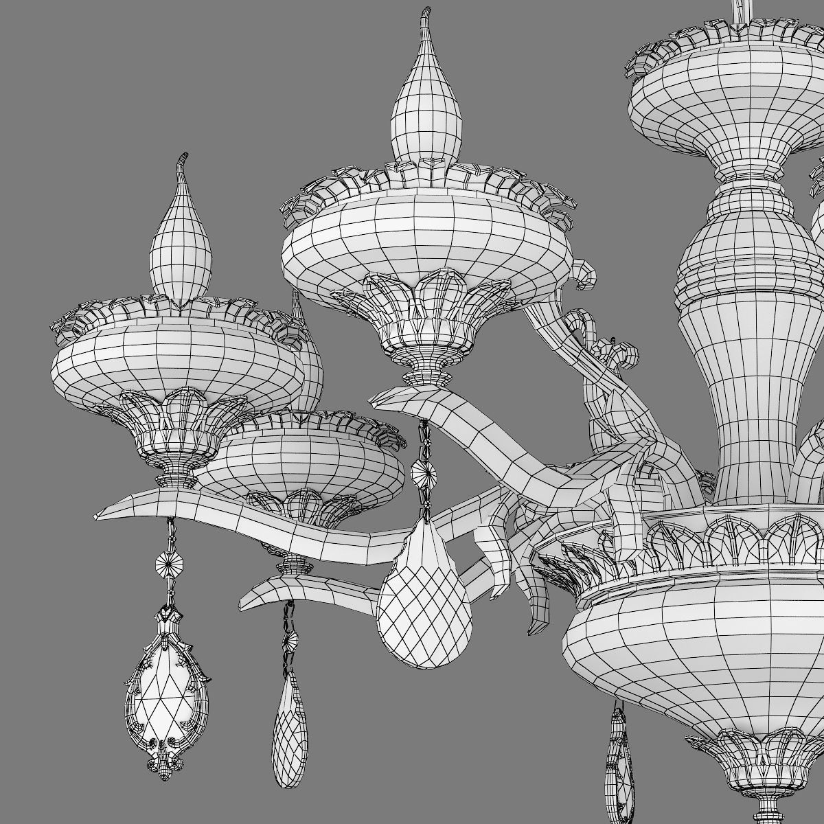 695082 Melagro Osgona Chandelier 3D model_6