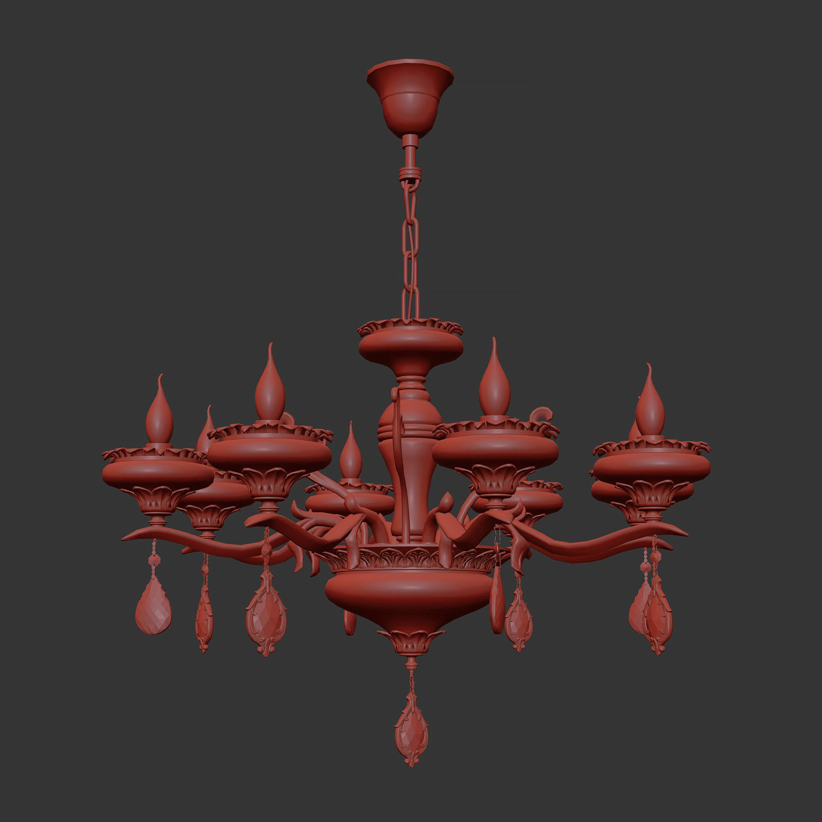 695082 Melagro Osgona Chandelier 3D model_7