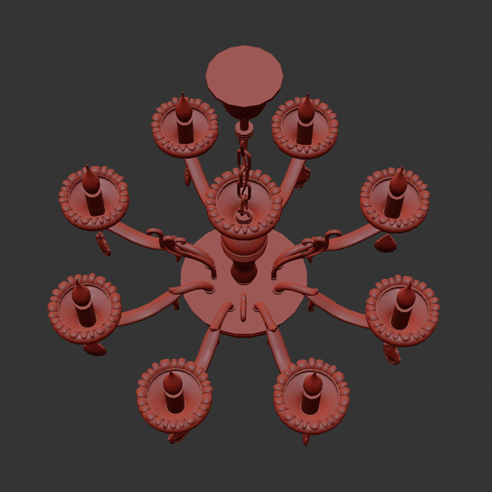 695082 Melagro Osgona Chandelier 3D model_9