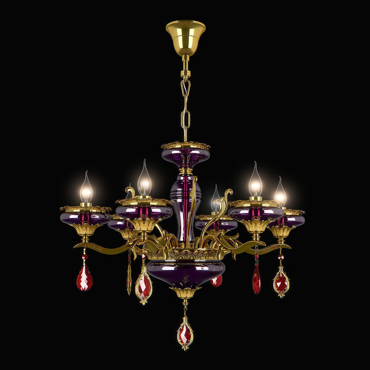 695062 Melagro Osgona Chandelier 3D model_1