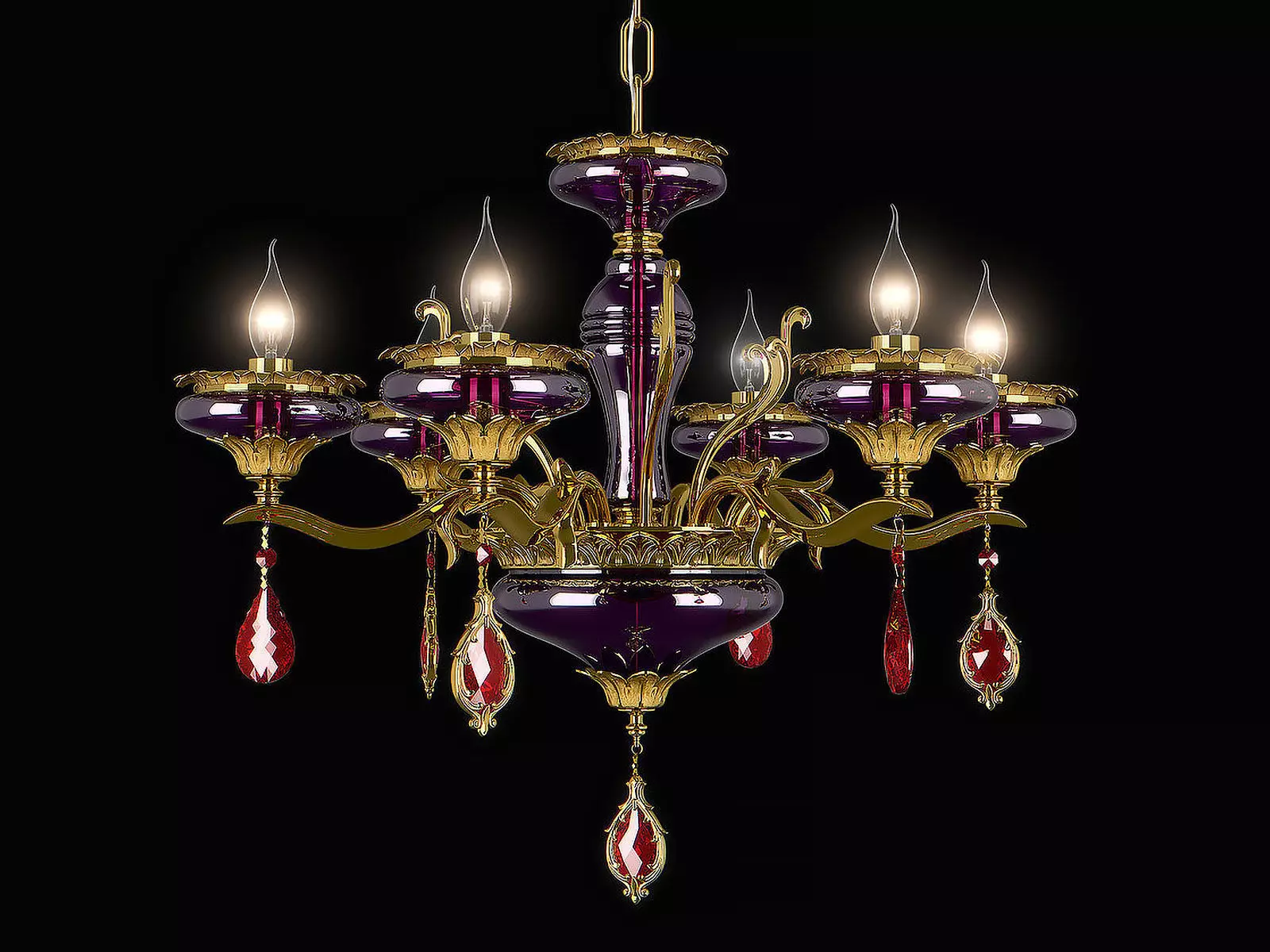 695062 Melagro Osgona Chandelier 3D model_0