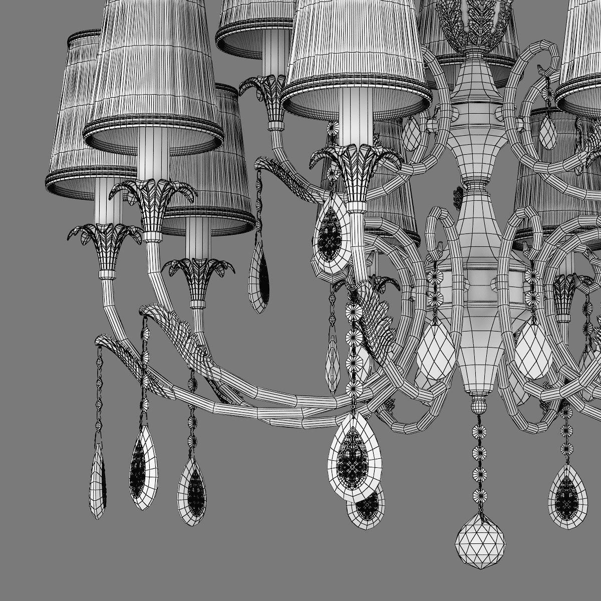 691154 Cappa Osgona Chandelier 3D model_8