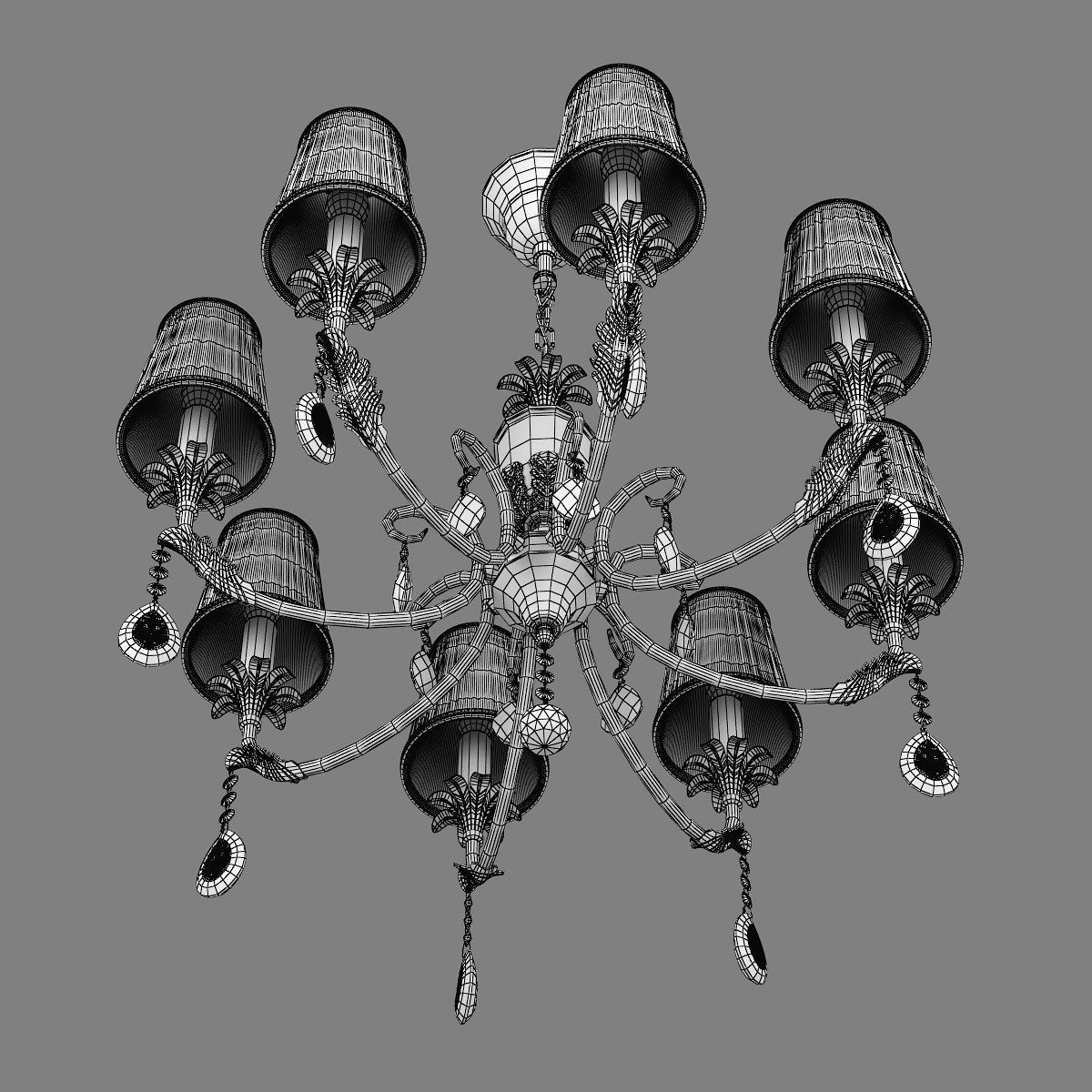 691084 Cappa Osgona Chandelier 3D model_7