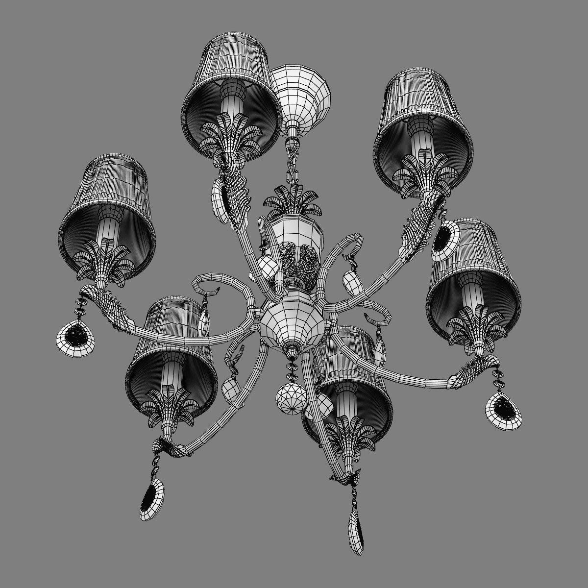 691062 Cappa Osgona Chandelier 3D model_7