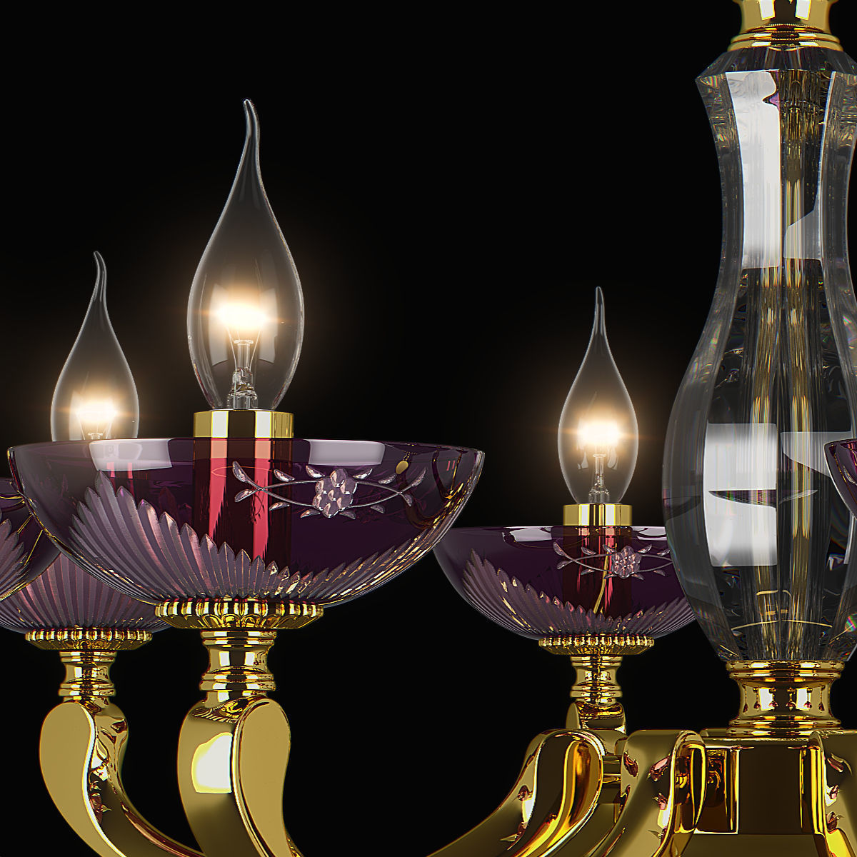 697082 Barcato Osgona Chandelier 3D model_3