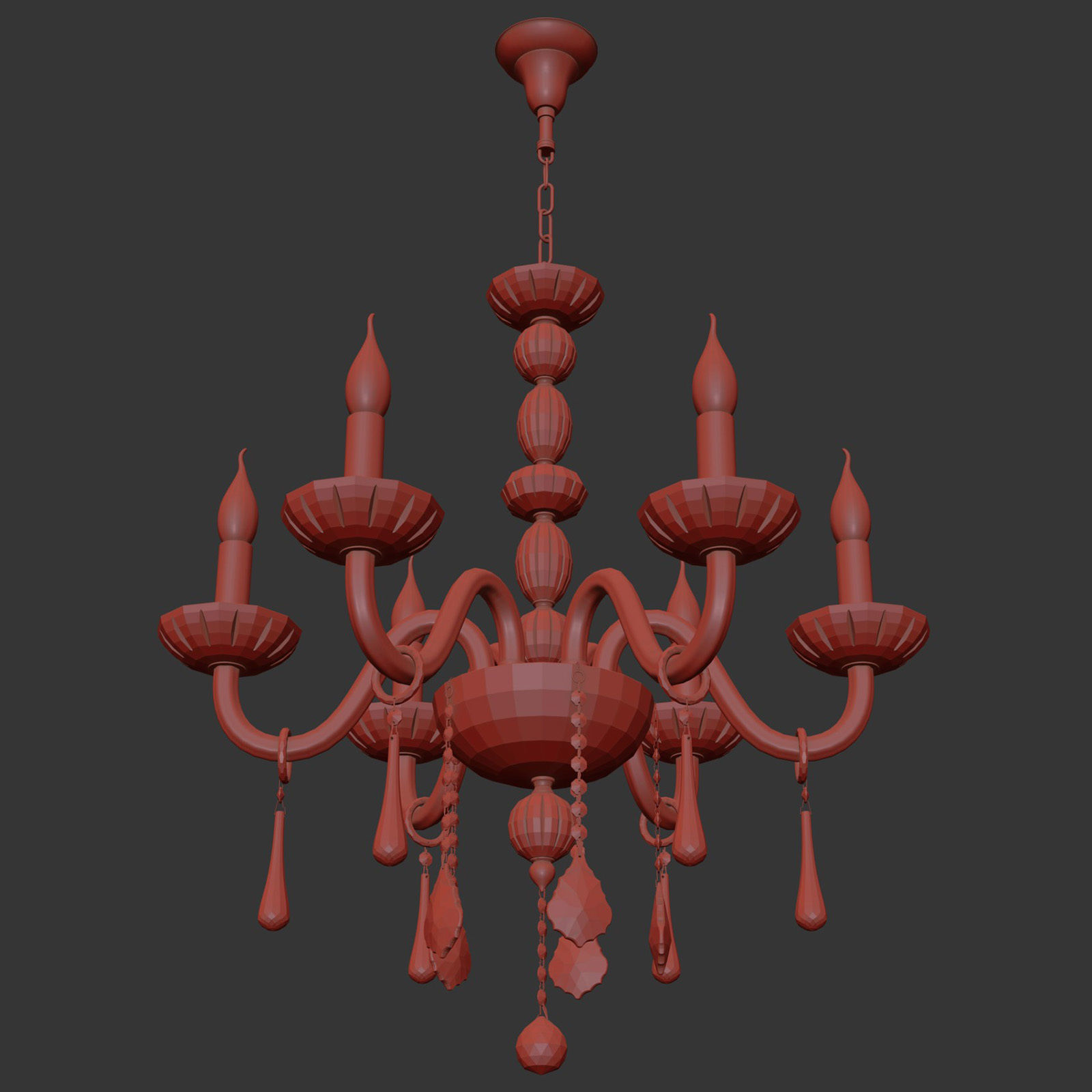 722064 Crista Osgona Chandelier 3D model_8