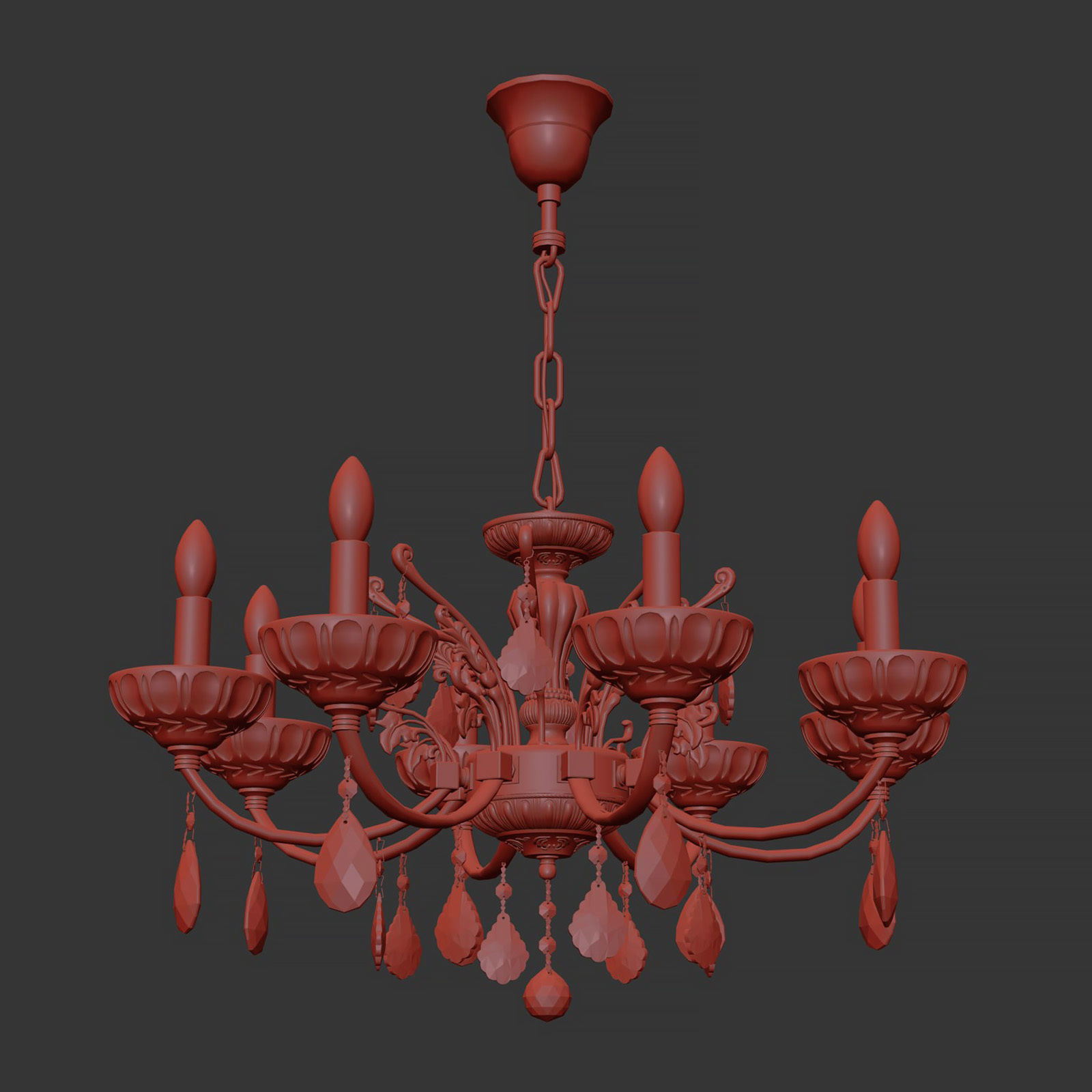 717082 Bogemia Osgona Chandelier 3D model_8