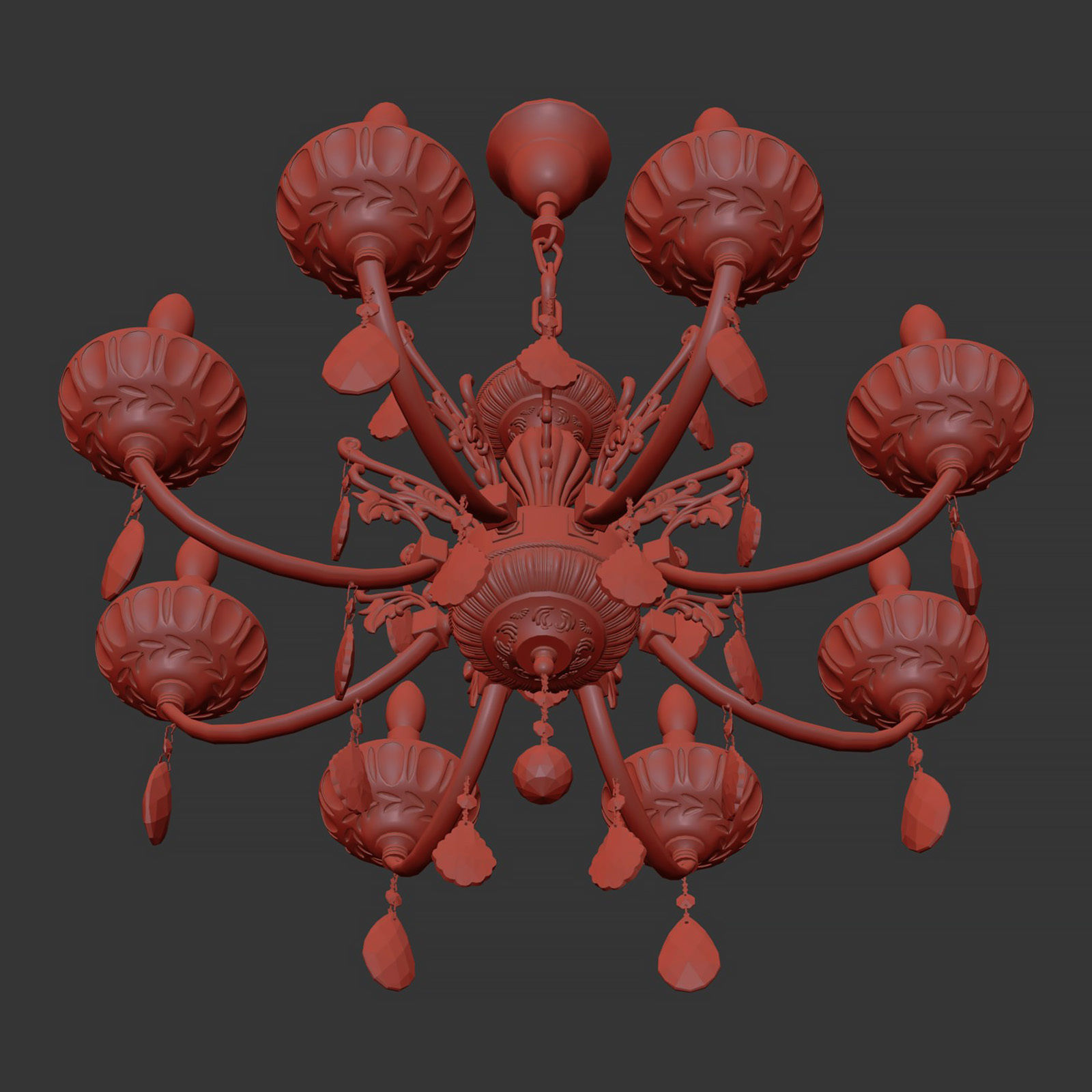 717082 Bogemia Osgona Chandelier 3D model_9