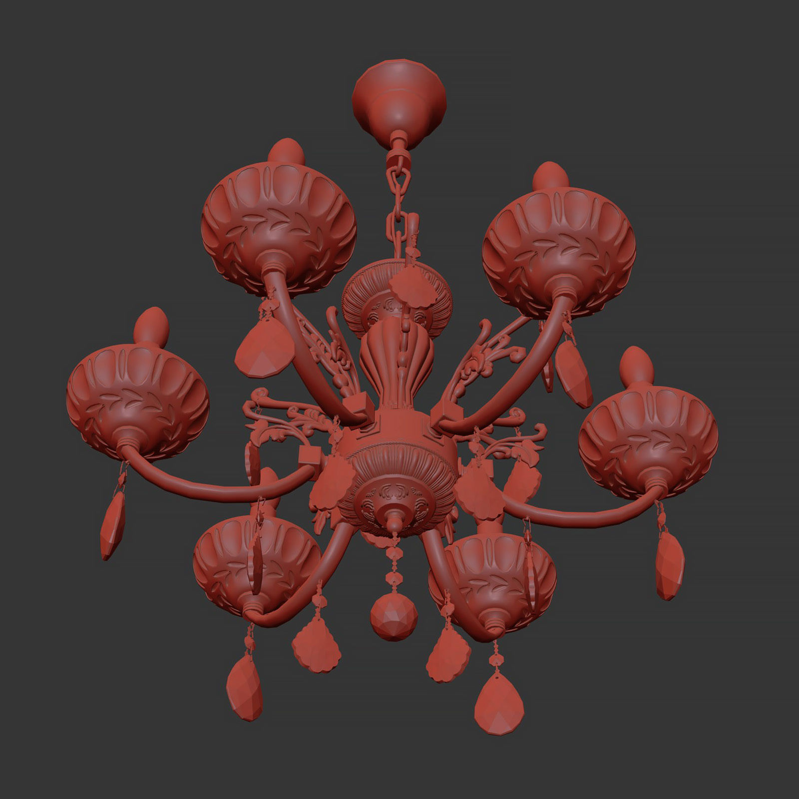 717062 Bogemia Osgona Chandelier 3D model_9