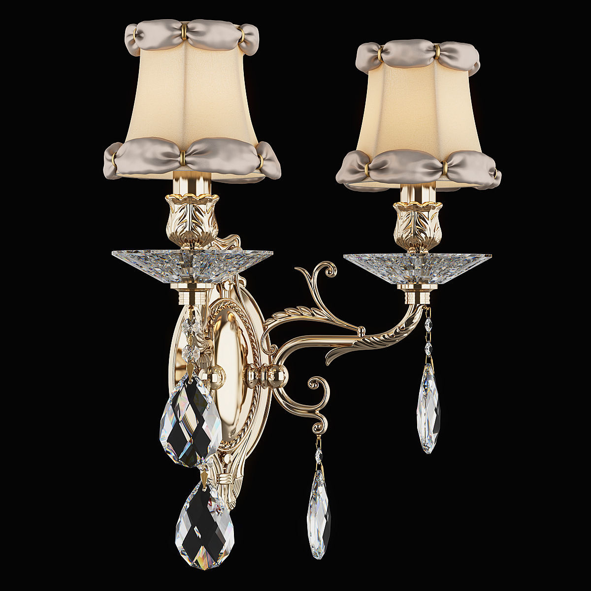 701621 Fiocco Osgona Sconce 3D model_2