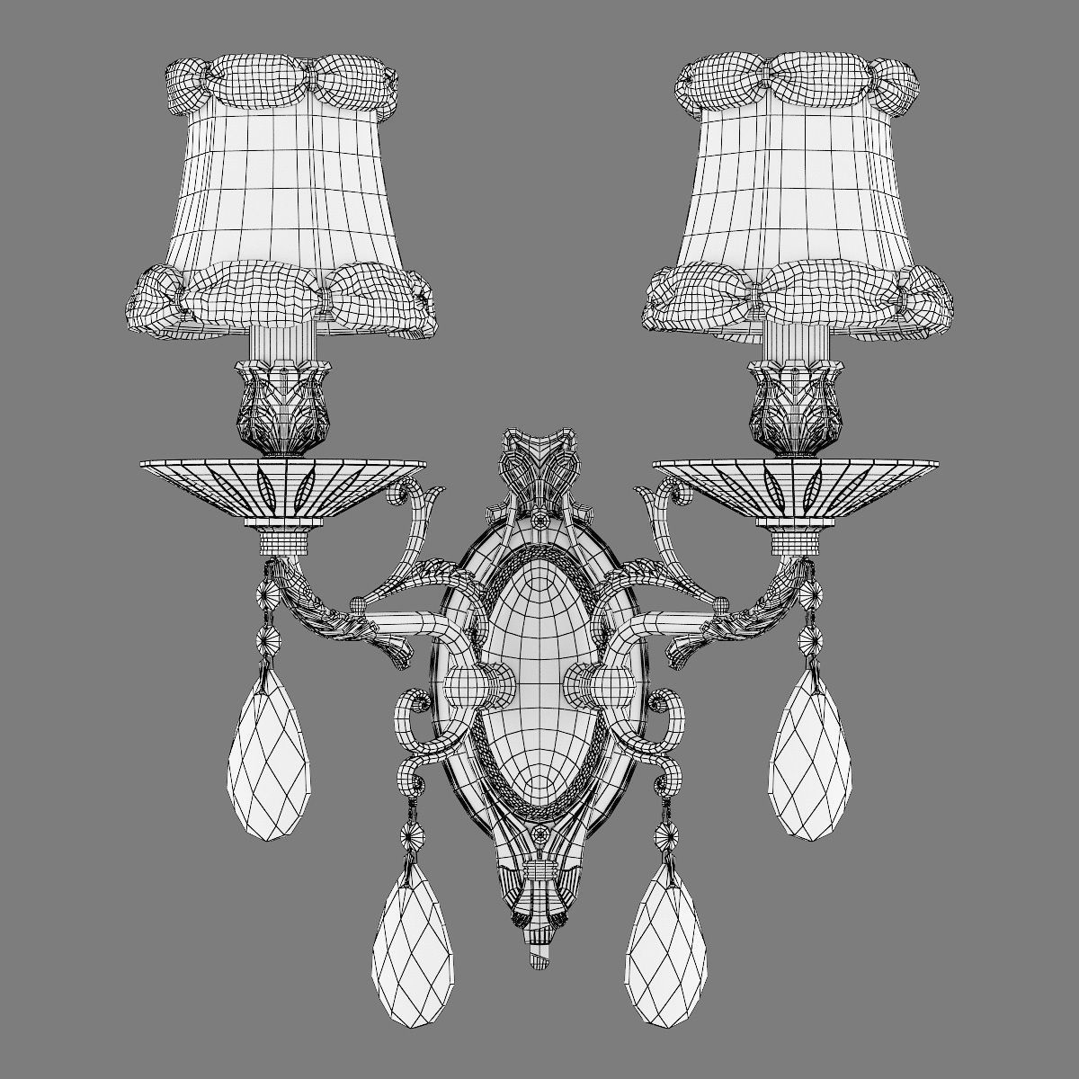 701621 Fiocco Osgona Sconce 3D model_5