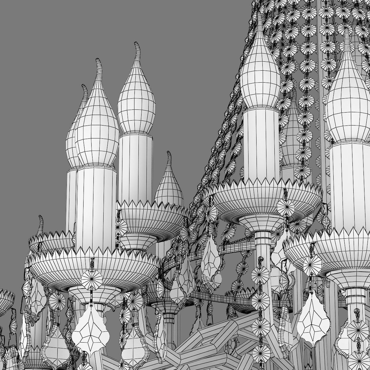 70029x Classic Osgona Chandelier 3D model_13