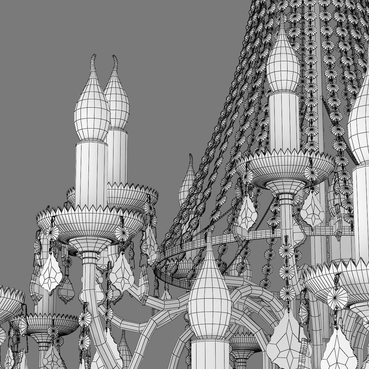 70051x Classic Osgona Chandelier 3D model_13