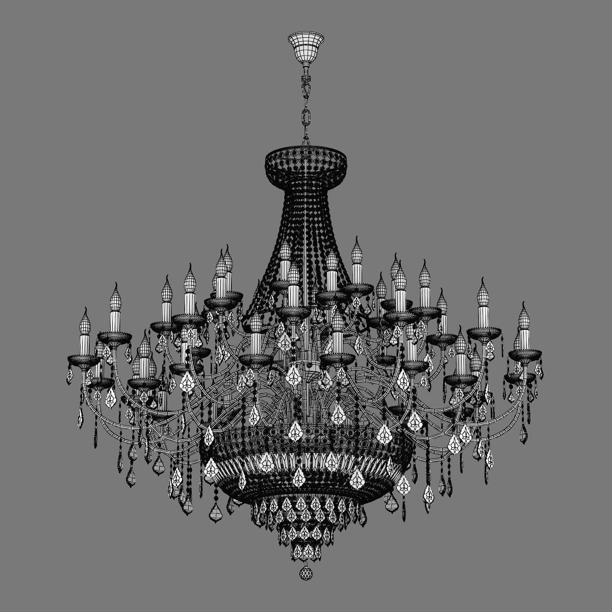 70051x Classic Osgona Chandelier 3D model_11