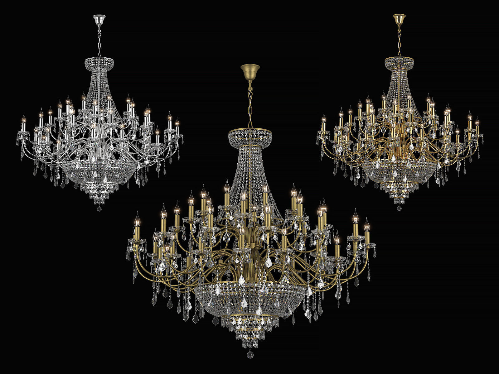 70051x Classic Osgona Chandelier 3D model_1