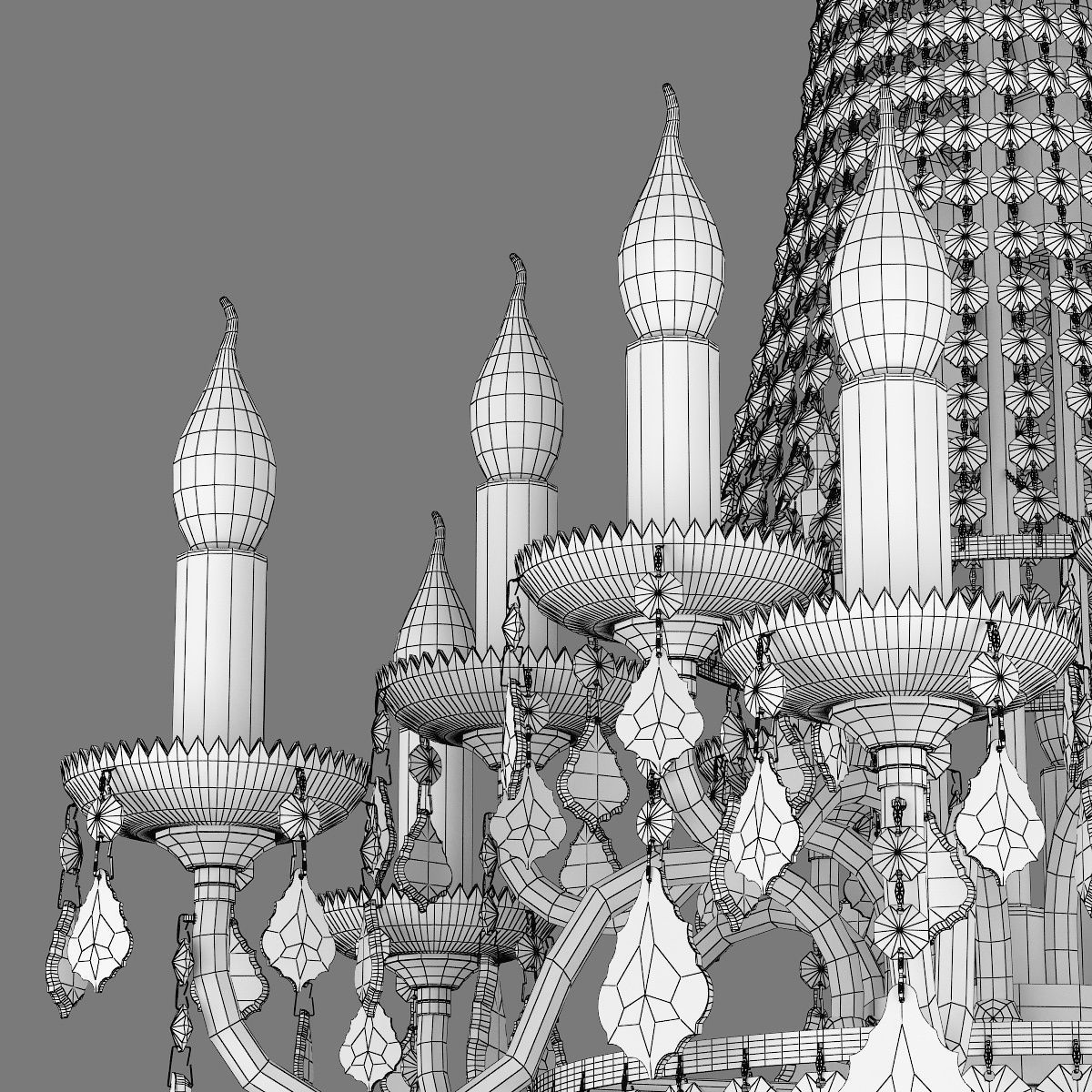 70016x Classic Osgona Chandelier 3D model_13