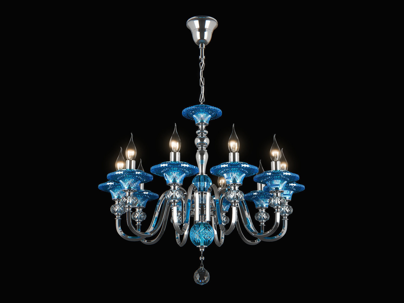 699104 Azzurro Osgona Chandelier 3D model_1
