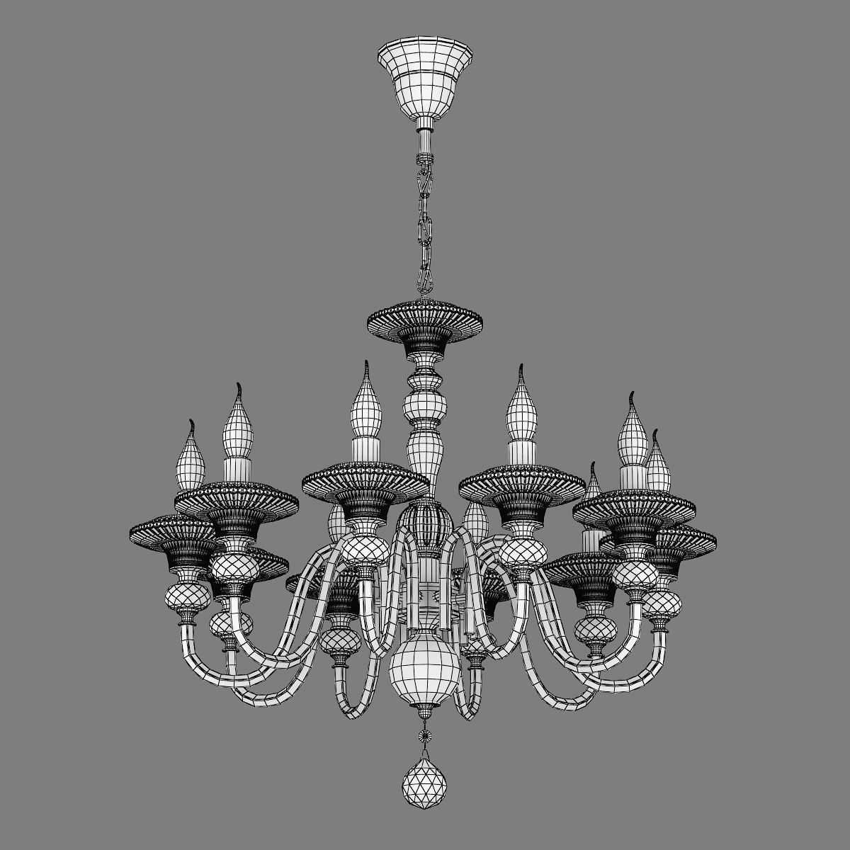 699104 Azzurro Osgona Chandelier 3D model_4