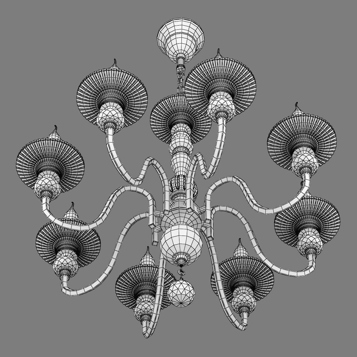 699084 Azzurro Osgona Chandelier 3D model_5