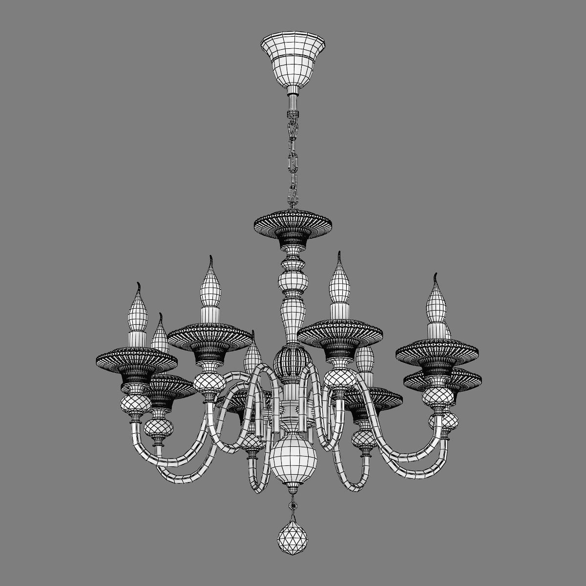 699084 Azzurro Osgona Chandelier 3D model_4