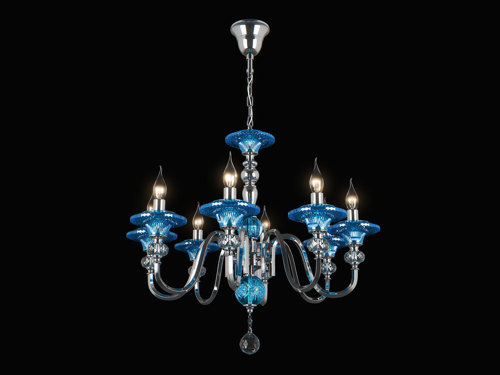 699084 Azzurro Osgona Chandelier 3D model_1