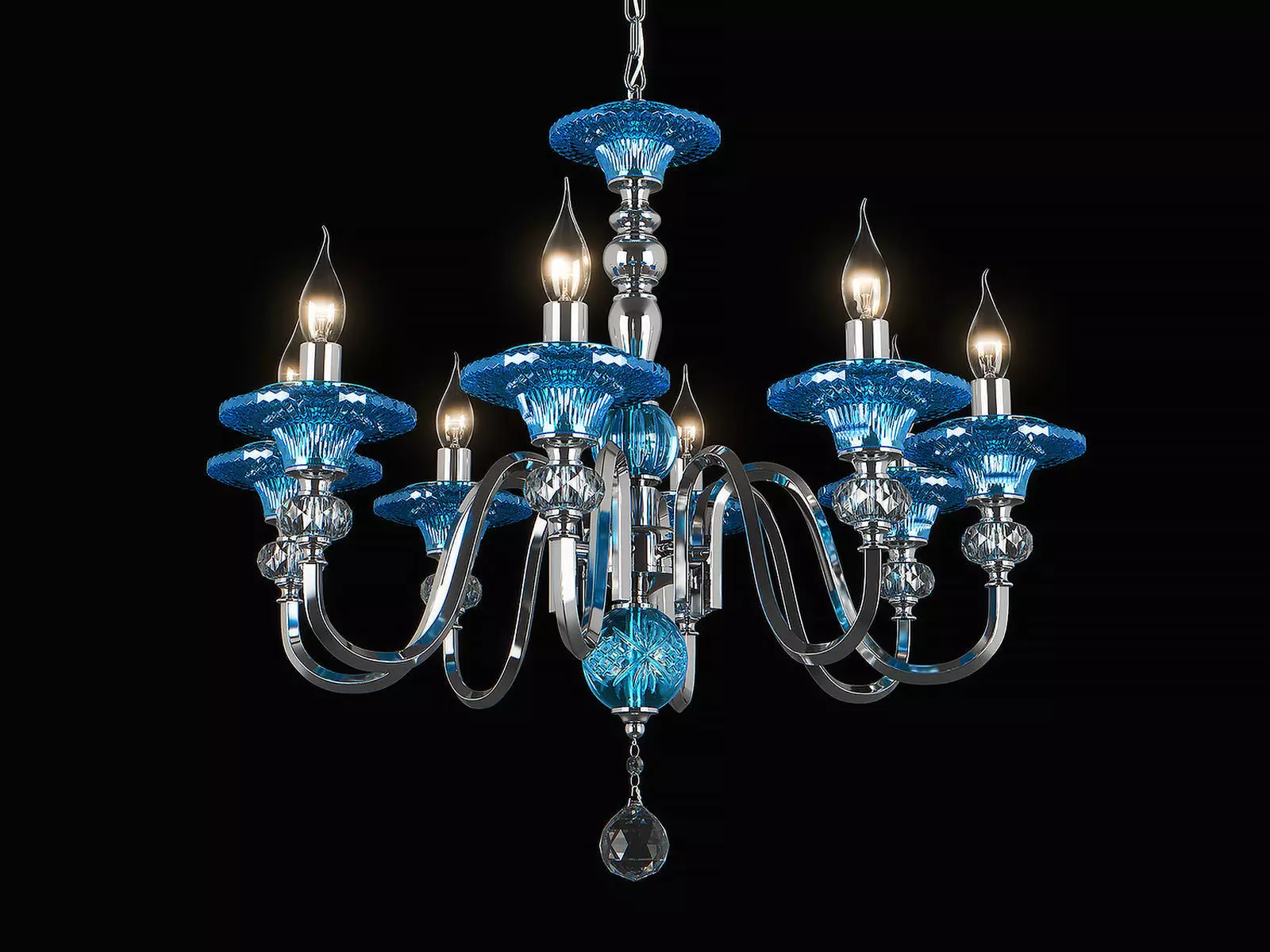 699084 Azzurro Osgona Chandelier 3D model_0