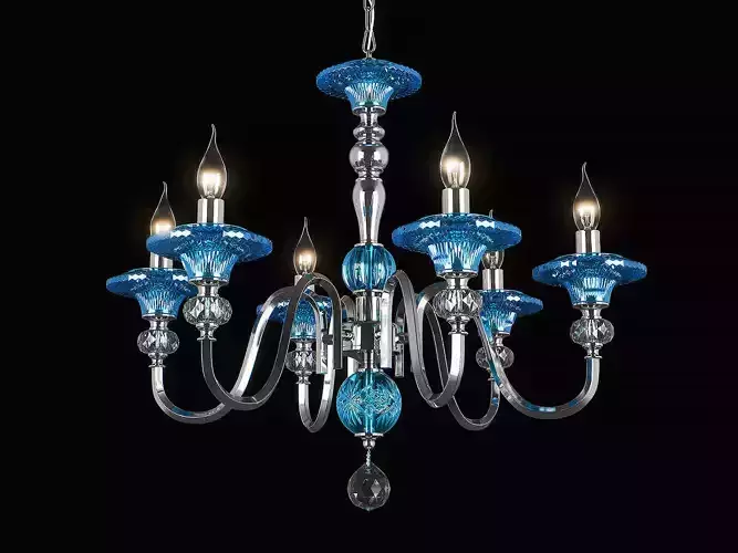 699064 Azzurro Osgona Chandelier 3D model
