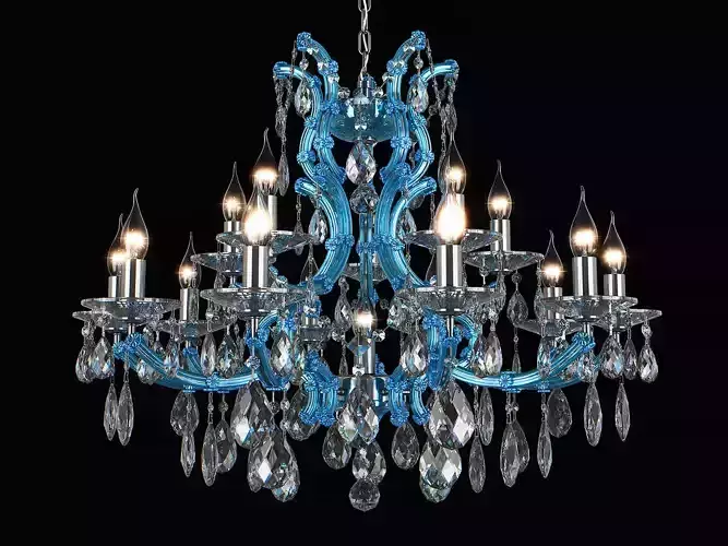 698165 ChampaBlu Osgona Chandelier