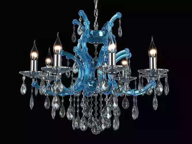 698085 ChampaBlu Osgona Chandelier