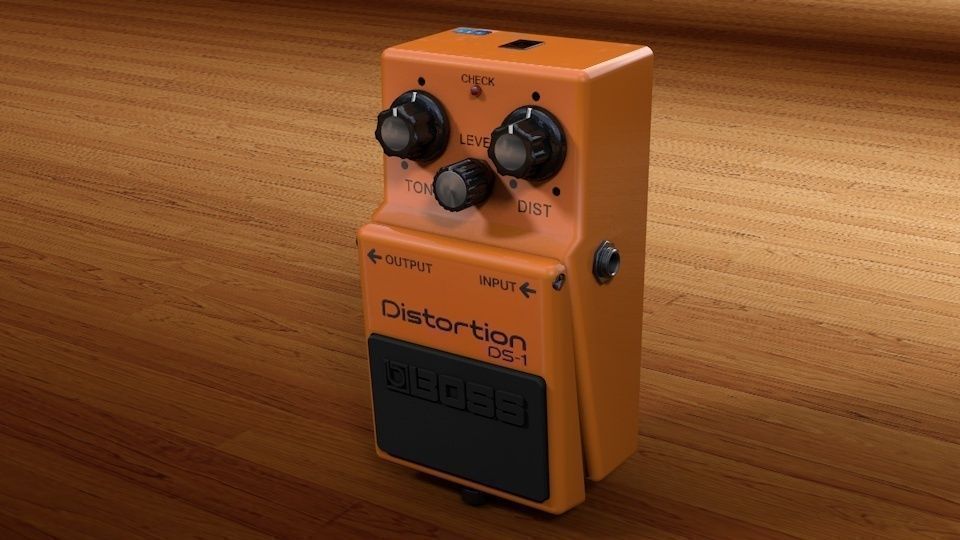 Boss DS-1 3D model_4