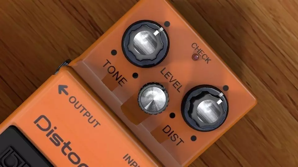 Boss DS-1 3D model_0